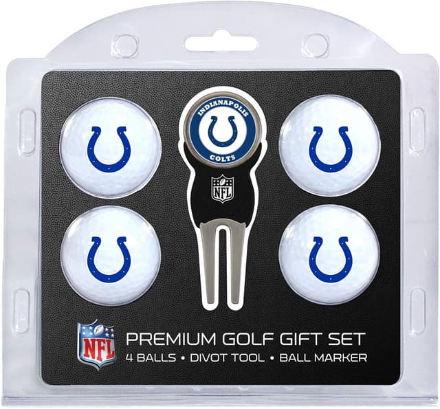 Detalle de Team Golf NFL Regulation Size Golf Balls (4 Count) & Divot Tool with Removable Double-Sided Magnetic Marker