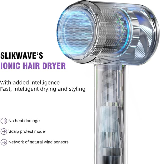 Detalle de Ionic 1800W hair dryer for fast drying