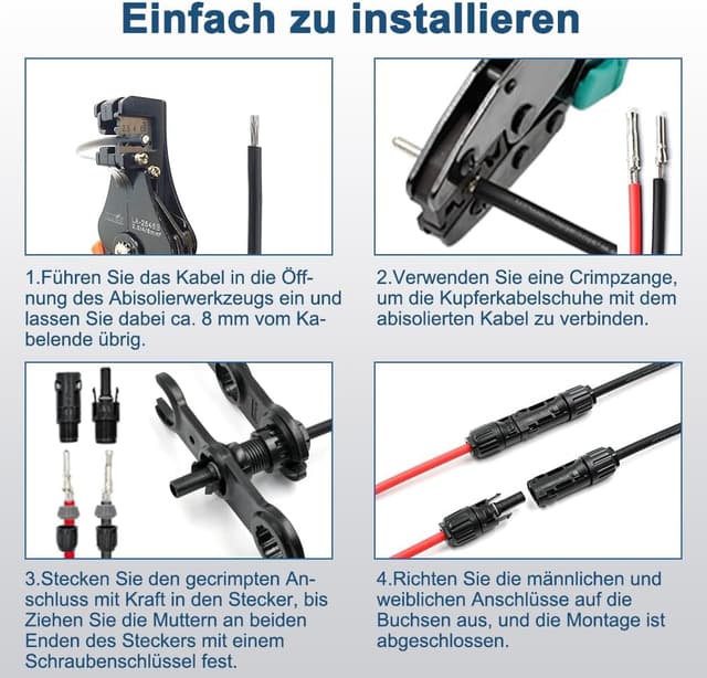 Thumbnail 6 de Slocable Solarkabel Verlängerung 4 mm², 1 m