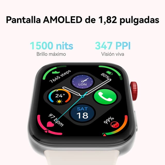 Detalle de Huawei Watch Fit 3 Blanco (reacondicionado Grado A) de Huawei