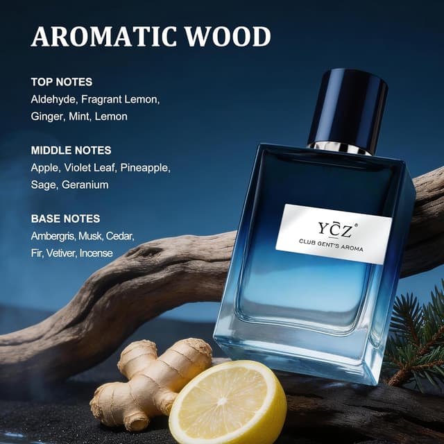 Detalle 2 de Ycz Club Gent’s Aroma Cologne 50 ml