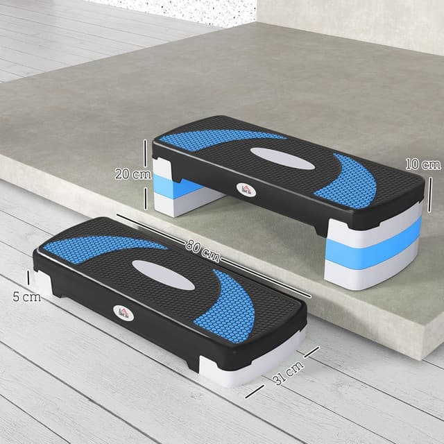 Thumbnail 6 de HOMCOM Step Aeróbic altura regulable 3 niveles