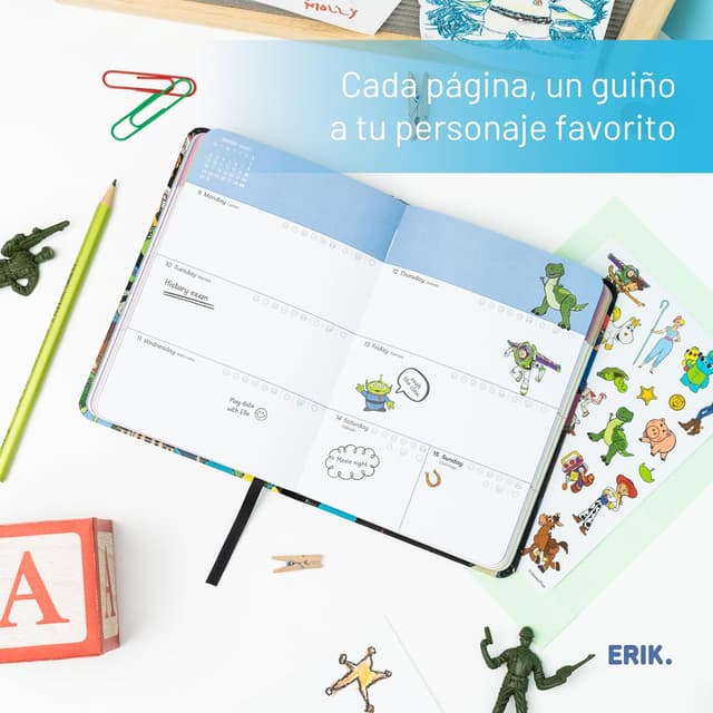 Detalle 2 de Grupo Erik Agenda 2026 Semana Vista A6 17 meses