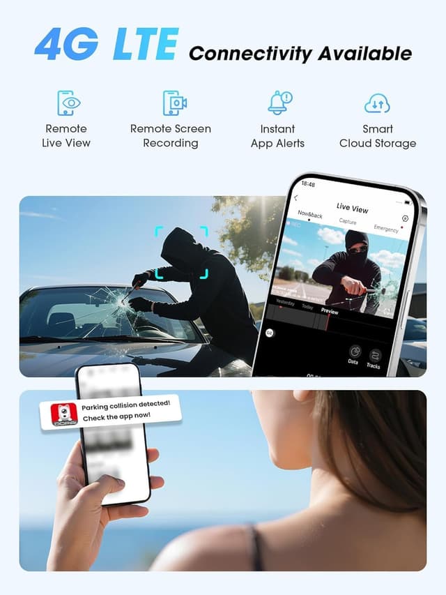 Thumbnail 6 de DDPAI Z60 Pro dashcam 4K Dual 60FPS