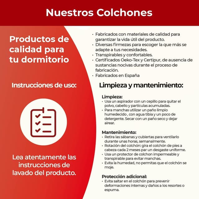 Thumbnail 6 de Somnia Descanso colchón Versalles viscoelástico 105x190