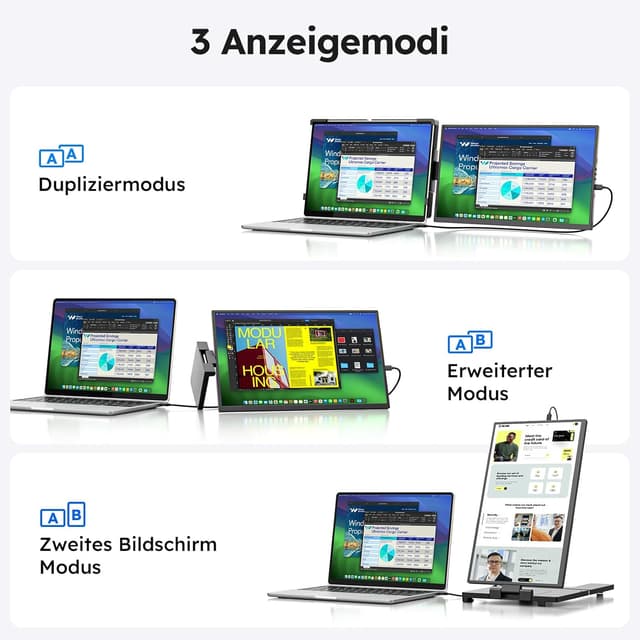 Thumbnail 5 de Dopesplay Laptop Bildschirm Erweiterung