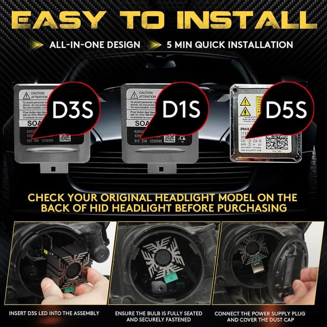 Thumbnail 6 de KOYOSO D3S Lampadine LED per auto 24.000 lm