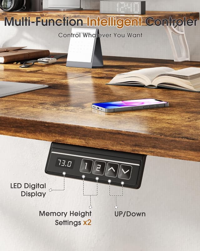 Thumbnail 6 de TRIUMPHKEY Scrivania Regolabile 120x60 cm 🖥