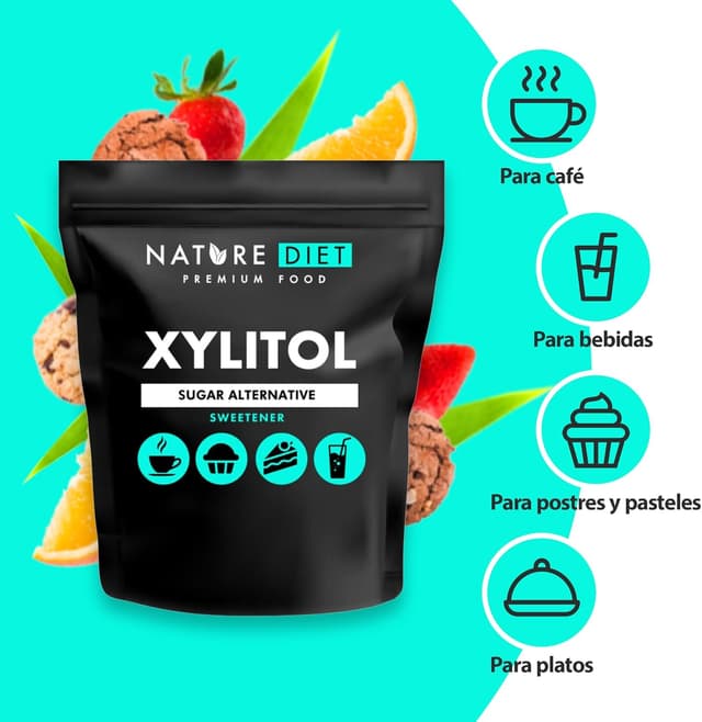 Thumbnail 4 de Nature Diet Xylitol 2 kg sustituto azúcar 🍫