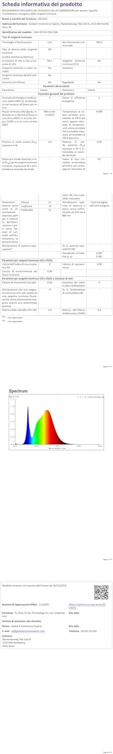 Thumbnail 12 de DiCUNO Bombilla LED G9 3W 💡 Ahorrador Blanco Neutro (6 Uds)