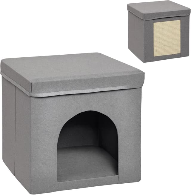 Imagen de PawHut Casa para Gatos Cama Casita 36,5 cm en OfertitasTOP