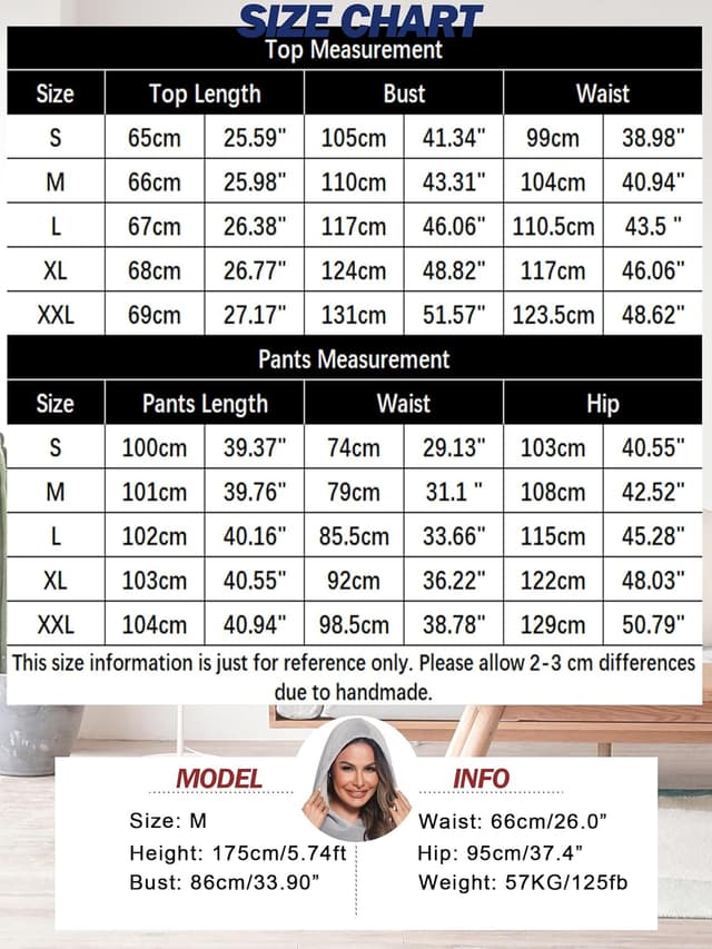 Detalle 2 de Ensemble de pyjama femme en polaire Lovasy avec capuche et grandes poches