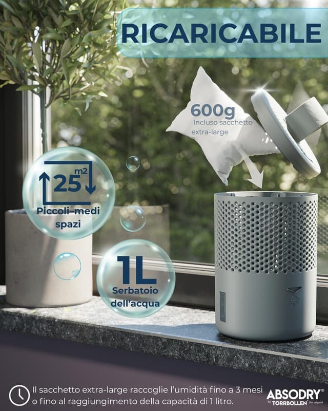 Thumbnail 3 de AbsoDry Duo Family Deumidificatore 25 m²