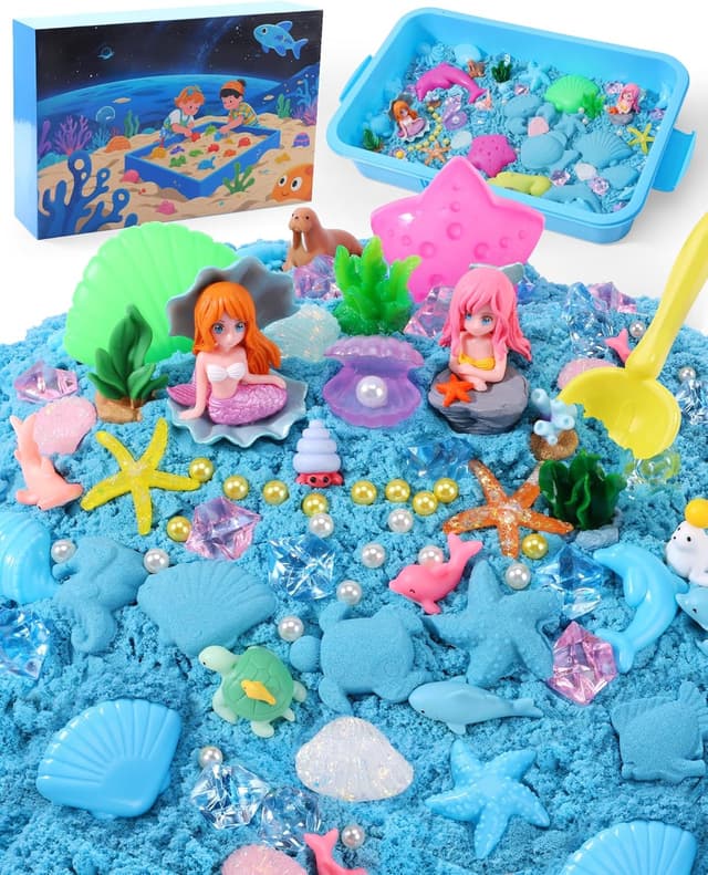 Thumbnail 6 de cycletour Coffret sable magique « Série Château » (1 kg de rose super sand) dès 3 ans