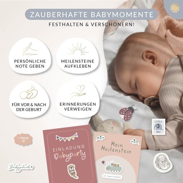 Thumbnail 6 de LEBENSKOMPASS Baby Sticker Set über 500 Sticker