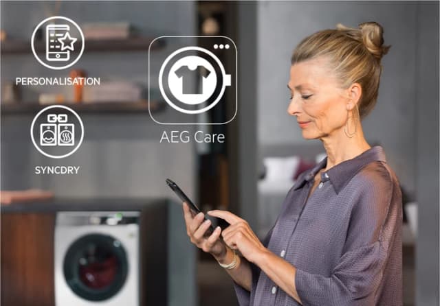 Detalle 2 de AEG TR9W75790 Trockner mit Wärmepumpe