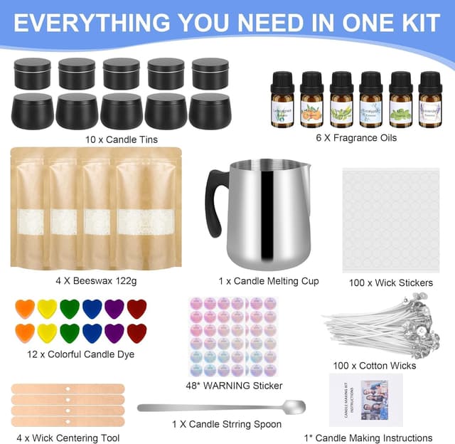 Thumbnail 2 de LDUMODUW Kit para fabricación de velas 480g