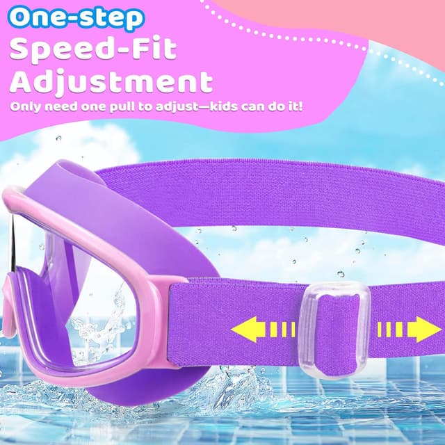 Thumbnail 5 de Vvinca Kids Swimming Goggles 2-Pack