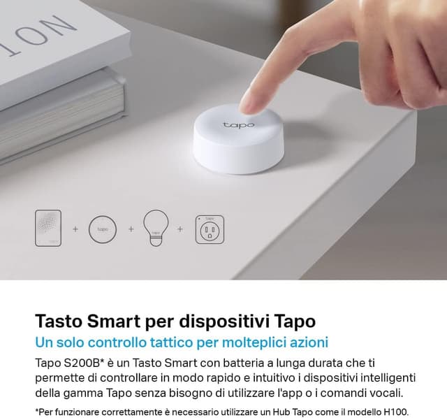 Detalle 2 de TP-Link Tapo S200B Smart Button per casa intelligente 🔘