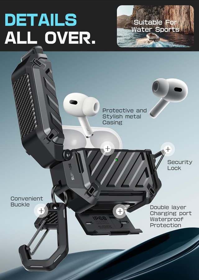 Thumbnail 5 de SUPCASE AirPods Pro 3 Case 10 ft