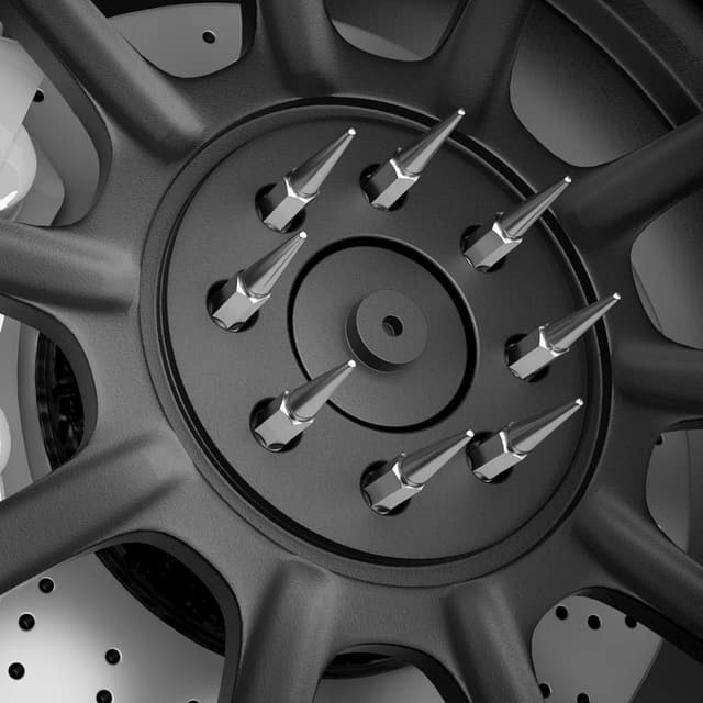 Thumbnail 3 de DYNOFIT 14x1.5 Spike Lug Nuts 32PCS 4.4in