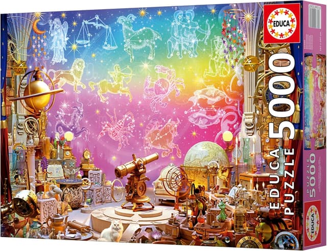 Detalle de Educa 20260 Puzzle astrología 5.000 piezas, 157×107 cm 🧩