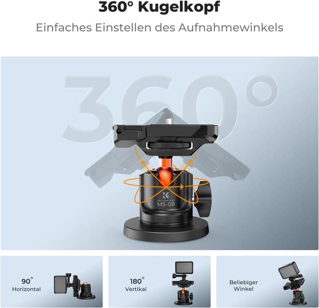 Thumbnail 4 de K&F CONCEPT Magnetische Kamerahalterung 3 kg