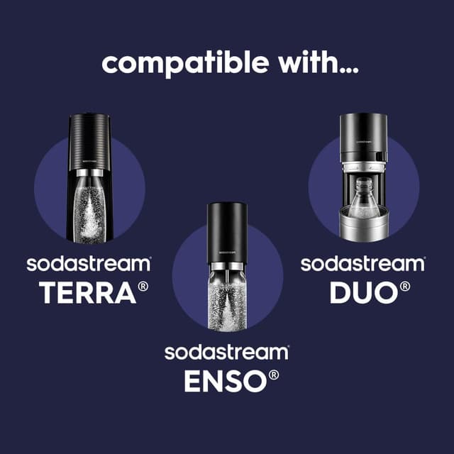 Thumbnail 6 de SodaStream Fizz & Go Edelstahl (0,9 l) doppelwandige isolierte Sprudelflasche – Black