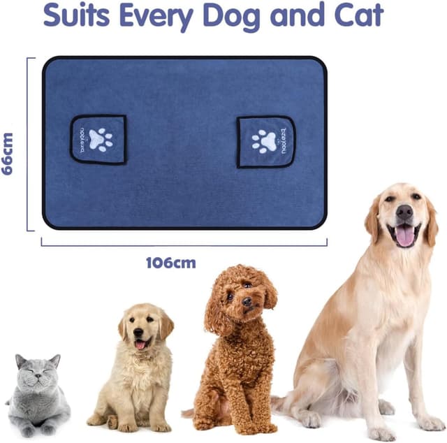 Thumbnail 2 de Nobleza Toalla para Perros 106x66 cm