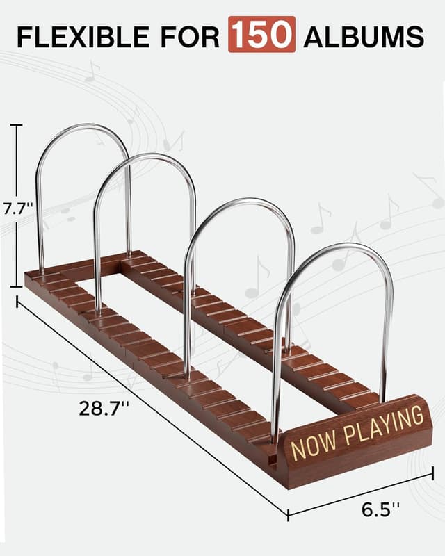 Detalle 2 de BS-VOG Now Playing Vinylständer für 150 LP