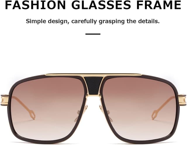 Detalle 2 de kimorn Retor goggle-style sunglasses (AE0336) with metal frame