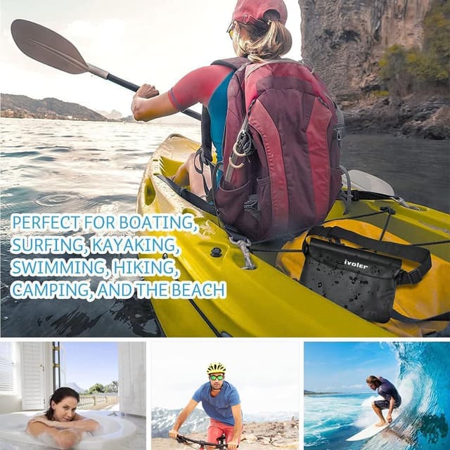 Detalle de Universal waterproof waist bag 2 pack