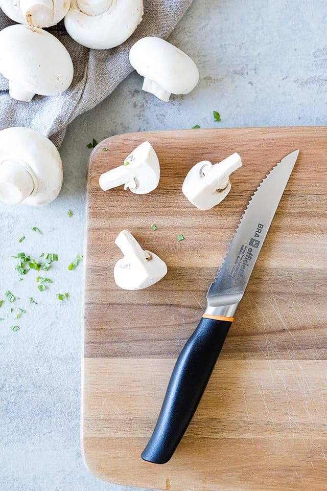 Detalle 2 de BRA Efficient Cuchillo Tomatero 🍅 Acero Inoxidable, Gris