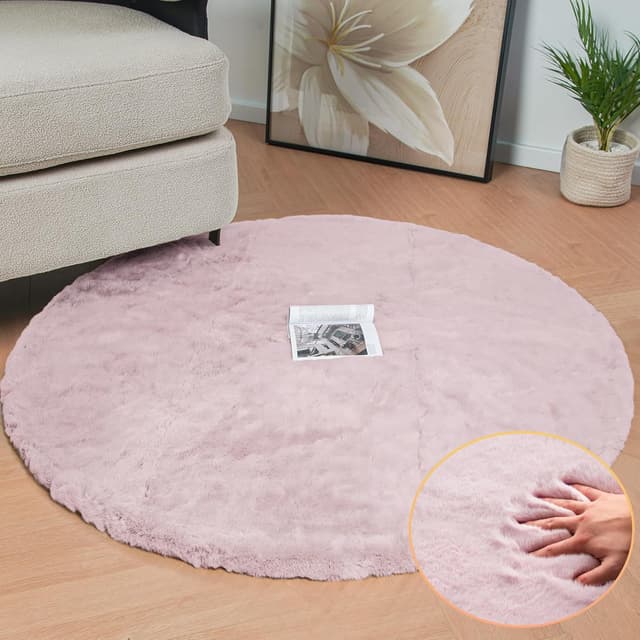 Detalle 2 de ORINOVA Teppich Rund 90 cm Rosa