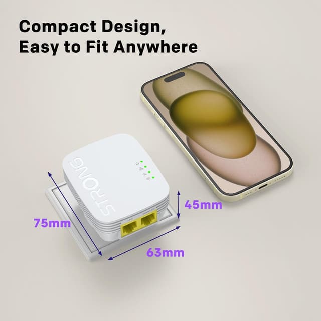 Thumbnail 6 de STRONG AV600 WiFi Powerline Adapter Kit