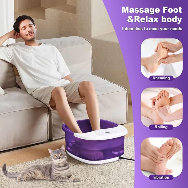 Detalle de Foot Spa Bath Massager with Heat 2025 Upgrade
