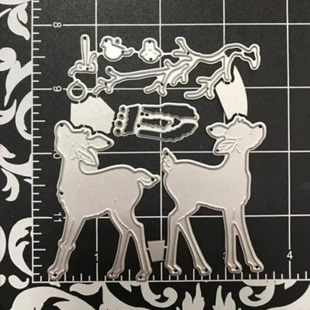 Thumbnail 2 de Christmas deer die cuts 2 pack