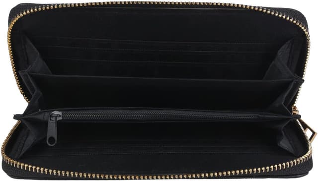 Thumbnail 2 de DonDon Portafoglio donna nero monocolore