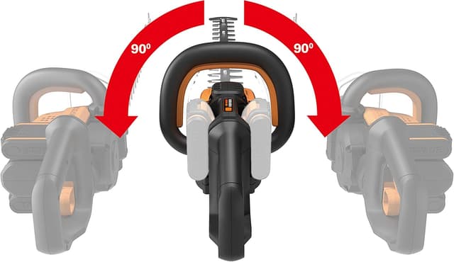 Detalle 2 de Worx WG284E.9 tagliasiepi elettrico a batteria 40V (solo utensile) con diametro di taglio fino a 27 mm