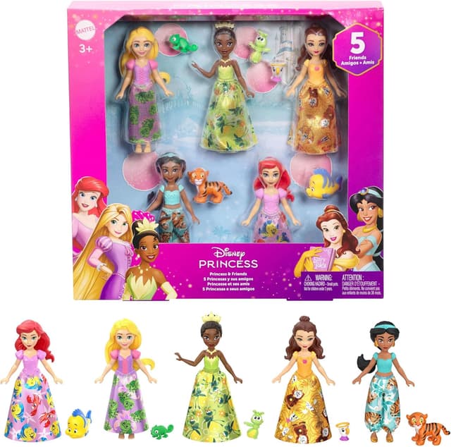 Thumbnail 6 de Mattel Disney Princess Verwandlungs-Spielset Kutsche zu Schloss (HWX17) mit kleiner Puppe Aurora