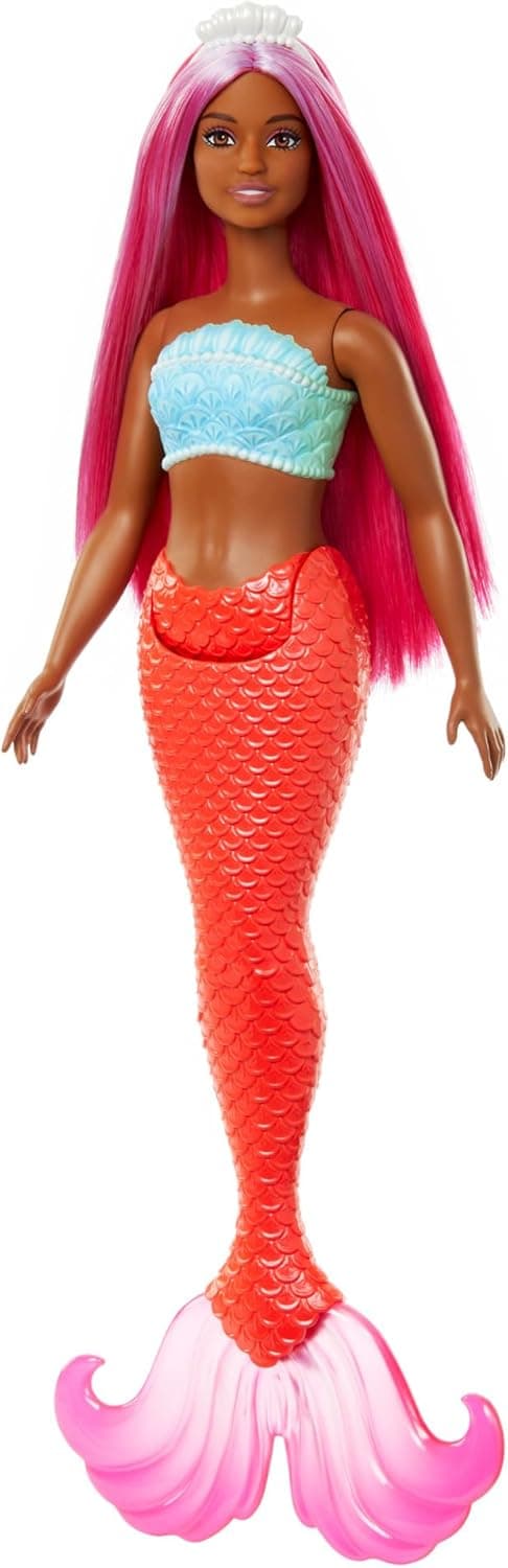 Detalle 2 de Barbie Mermaid Doll HRR04 with fantasy hair