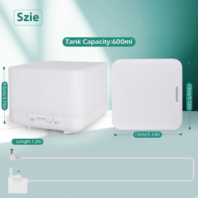 Detalle 2 de GeeRic Essential Aroma Diffuser 600ml