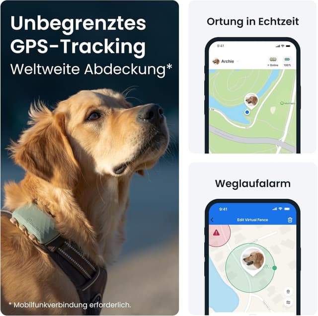 Detalle 2 de Tractive XL GPS Tracker für Hunde 1 Monat Akku