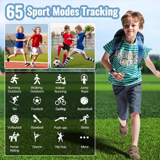 Detalle 2 de Tynggko Kids Smart Watch 65 modes