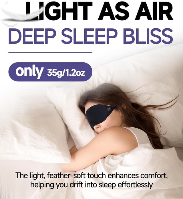 Thumbnail 2 de Mavogel Cotton Sleep Eye Mask – Light‑blocking eye mask