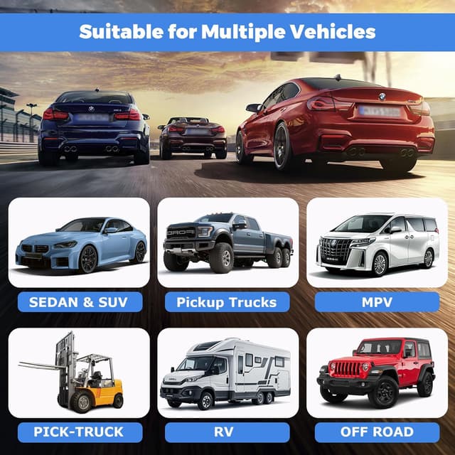 Detalle de LET0URWM RV Tire Pressure Monitoring System (TPMS) 2025 Upgrade with 6 Sensors, Solar + USB-C, LCD Display, 0-9.9 BAR / 144 PSI