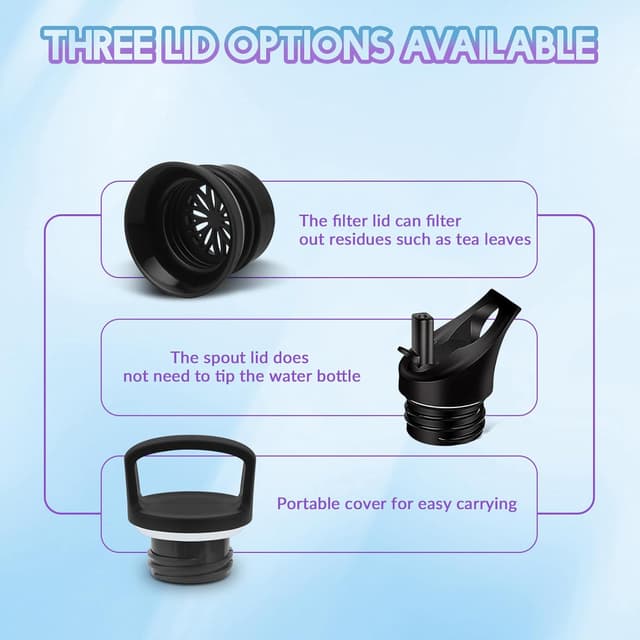 Thumbnail 3 de HoneyHolly Botella Agua 500ml Niños y Adultos Sin BPA 💧