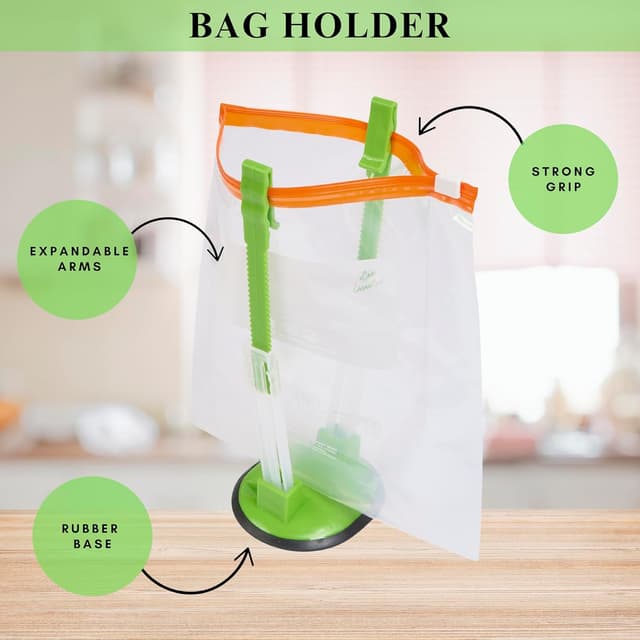 Detalle 2 de Reusable Freezer Bags Set 50Pcs