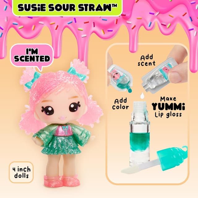 Thumbnail 6 de Yummiland Lip Gloss Doll Susie Sour Straw DIY Set