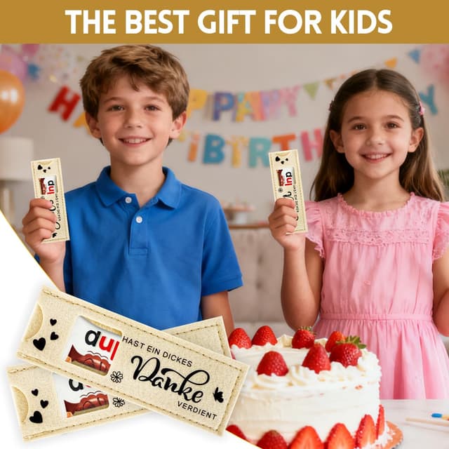 Thumbnail 3 de Du Hast Ein Dickes Danke Filzbeutel 30er